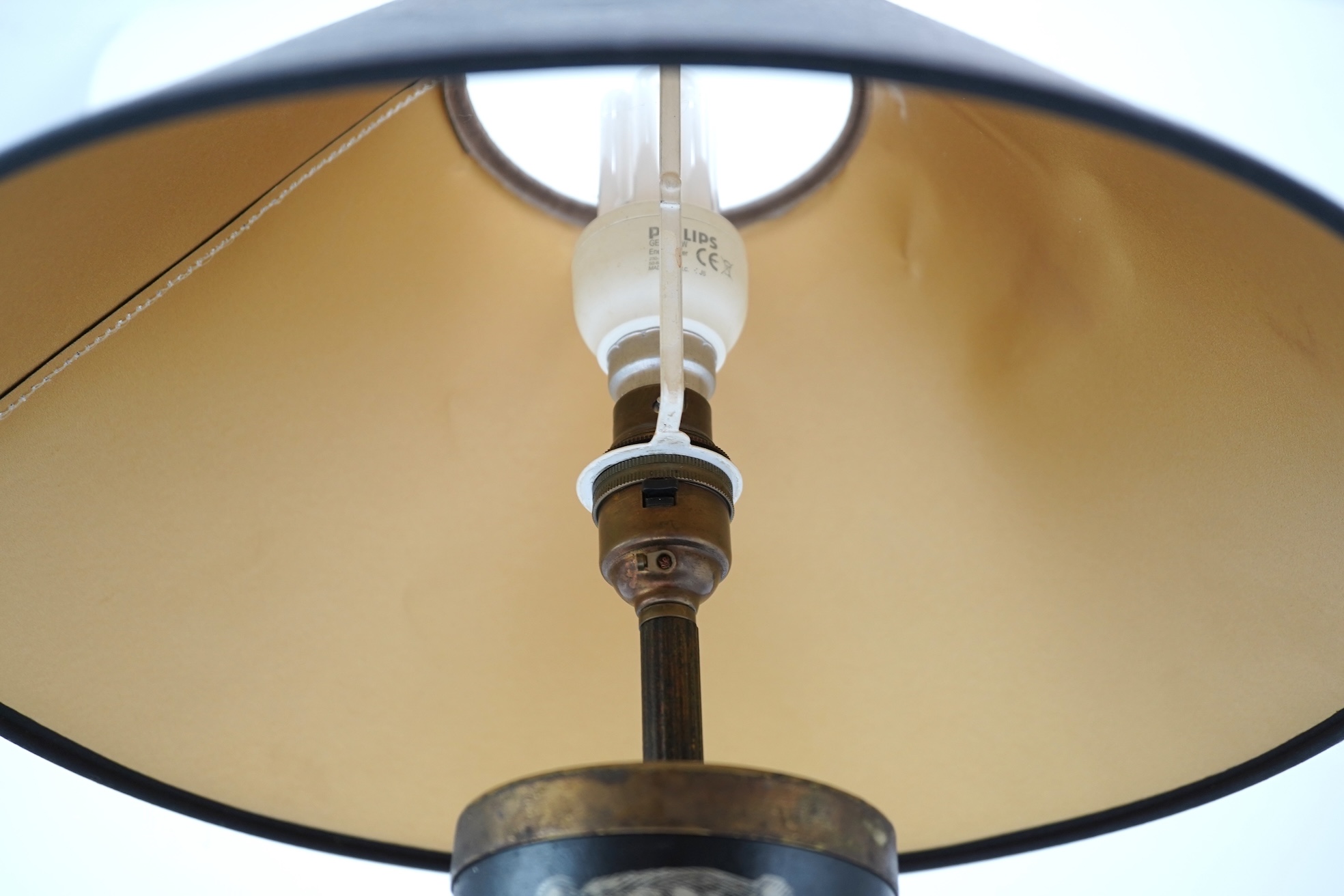 Piero Fornasetti (Italian, 1913-1988): A table lamp